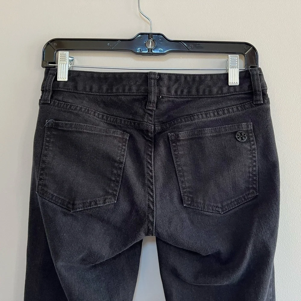 Tory Burch Super Skinny Jeans in Black, size 26